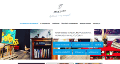 Desktop Screenshot of manzart.hu